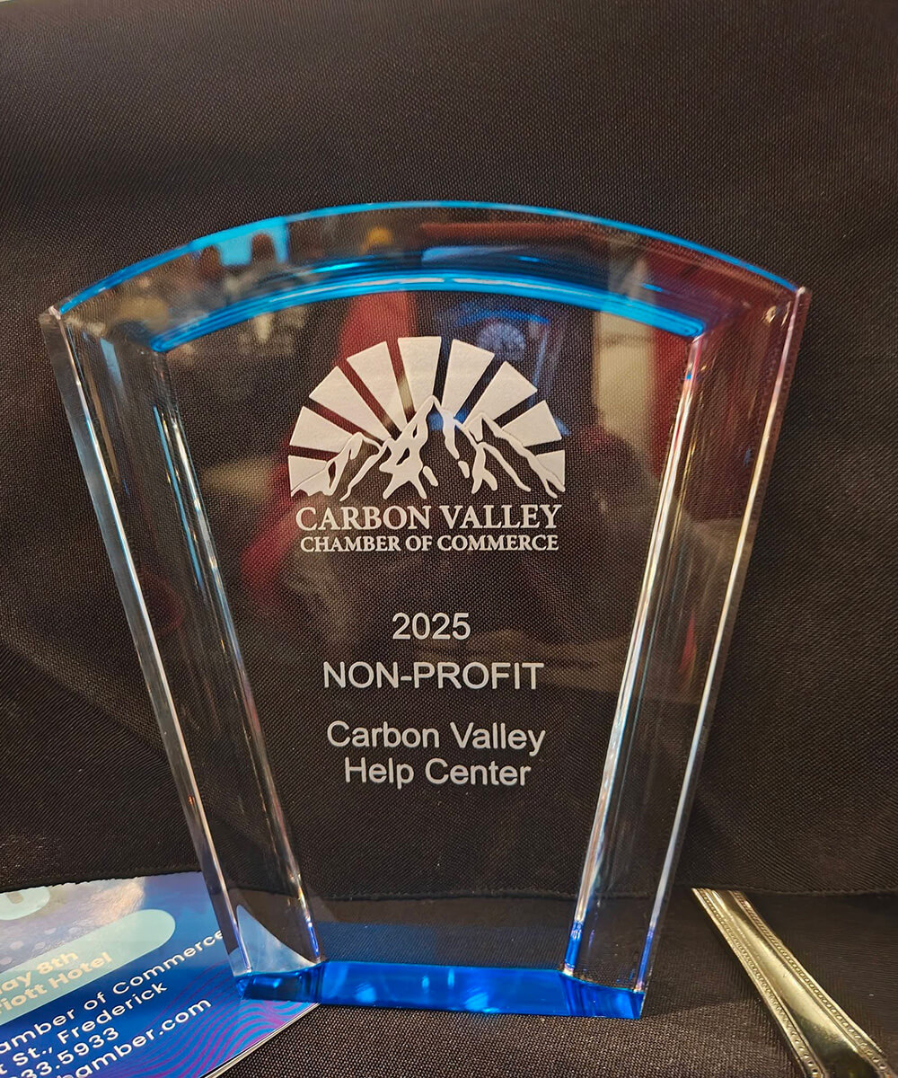 2025 non-profit of the year award from carbon valley chamber of commerce