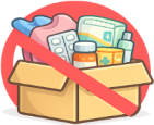 not accepted items icon